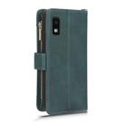 For Sharp Aquos Wish 3 Litchi Texture Zipper Leather Phone Case(Green) - 3