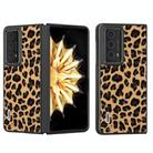 For Honor Magic V2 ABEEL Black Edge Leopard Print Phone Case(Leopard) - 1