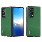 For Honor Magic VS2 ABEEL Black Edge Genuine Leather Mino Phone Case(Green) - 1