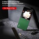 For Honor Magic V Flip ABEEL Black Edge Genuine Leather Mino Phone Case(Green) - 2