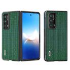 For Honor Magic VS2 ABEEL Genuine Leather Luxury Series Phone Case(Night Green) - 1