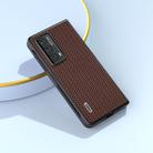 For Honor Magic VS2 ABEEL Genuine Leather Luxury Series Phone Case(Coffee) - 2