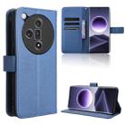 For OPPO Find X7 5G Diamond Texture Leather Phone Case(Blue) - 1