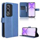 For OPPO A3 Pro 5G Global Diamond Texture Leather Phone Case(Blue) - 1