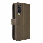 For OPPO K12X 5G / OnePlus Nord CE4 Lite 5G Diamond Texture Leather Phone Case(Brown) - 3