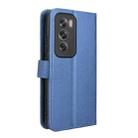 For OPPO Reno12 5G Global Diamond Texture Leather Phone Case(Blue) - 3