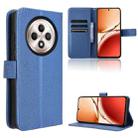 For OPPO Reno12 F 5G Diamond Texture Leather Phone Case(Blue) - 1