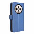 For OPPO Reno12 F 5G Diamond Texture Leather Phone Case(Blue) - 3