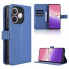 For OPPO A5 Pro 5G Global Diamond Texture Leather Phone Case(Blue) - 1