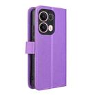 For OPPO Reno13 Pro 5G Global Diamond Texture Leather Phone Case(Purple) - 3