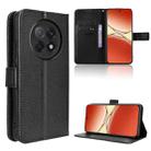 For OPPO F29 Pro 5G Diamond Texture Leather Phone Case(Black) - 1