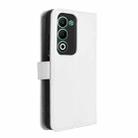 For OPPO A5 4G / 5G Global Diamond Texture Leather Phone Case(White) - 3