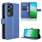 For OPPO A5 4G / 5G Global Diamond Texture Leather Phone Case(Blue) - 1