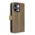 For OPPO Reno14 5G Global Diamond Texture Leather Phone Case(Brown) - 3