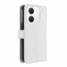 For OPPO A5x 4G / 5G Global Diamond Texture Leather Phone Case(White) - 3