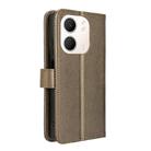 For OPPO A5x 4G / 5G Global Diamond Texture Leather Phone Case(Brown) - 3