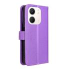 For OPPO A5x 4G / 5G Global Diamond Texture Leather Phone Case(Purple) - 3