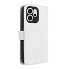 For OPPO Reno14 F 5G Diamond Texture Leather Phone Case(White) - 3