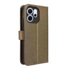 For OPPO Reno14 F 5G Diamond Texture Leather Phone Case(Brown) - 3