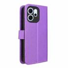 For OPPO Reno14 F 5G Diamond Texture Leather Phone Case(Purple) - 3