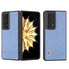 For Honor Magic V2 ABEEL Diamond Series Black Edge Phone Case(Sapphire Blue) - 1