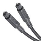 8m EMK OD4.0mm Square Port to Square Port Digital Audio Speaker Optical Fiber Connecting Cable(Silver Grey) - 2