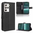 For HTC U23 / U23 Pro Diamond Texture Leather Phone Case(Black) - 1
