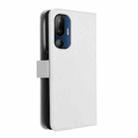 For HTC U24 Pro Diamond Texture Leather Phone Case(White) - 3