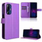 For HTC U24 Pro Diamond Texture Leather Phone Case(Purple) - 1