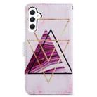 For Samsung Galaxy A25 5G Colored Drawing Leather Phone Case(Three-color Marble) - 3