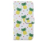 For Samsung Galaxy A25 5G Colored Drawing Leather Phone Case(Pineapple) - 2