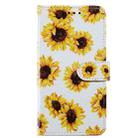 For Samsung Galaxy A25 5G Colored Drawing Leather Phone Case(Sunflower) - 2