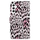 For Samsung Galaxy A25 5G Colored Drawing Leather Phone Case(Leopard) - 3