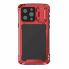 For iPhone 14 Pro LK Shockproof Life Waterproof Dustproof Metal Phone Case(Red) - 1