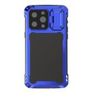 For iPhone 14 Pro Max LK MagSafe Shockproof Life Waterproof Dustproof Metal Phone Case(Blue) - 1