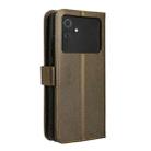 For Cubot Note 21 Diamond Texture Leather Phone Case(Brown) - 3