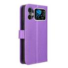 For Cubot A20 Diamond Texture Leather Phone Case(Purple) - 3