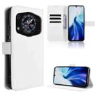 For Cubot A30 Diamond Texture Leather Phone Case(White) - 1