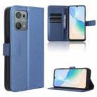 For Blackview Oscal C30 / C30 Pro Diamond Texture Leather Phone Case(Blue) - 1