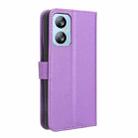 For Blackview A52 / A52 Pro Diamond Texture Leather Phone Case(Purple) - 3
