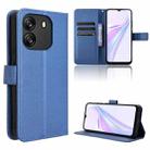 For Blackview Wave 6C Diamond Texture Leather Phone Case(Blue) - 1