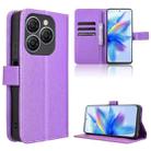 For Blackview Shark 9 Diamond Texture Leather Phone Case(Purple) - 1