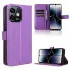 For Ulefone Note 16 Pro Diamond Texture Leather Phone Case(Purple) - 1