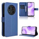 For Ulefone Note 15 Diamond Texture Leather Phone Case(Blue) - 1