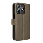 For Ulefone Note 18 Ultra Diamond Texture Leather Phone Case(Brown) - 3