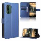 For Nokia XR21 Diamond Texture Leather Phone Case(Blue) - 1
