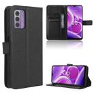 For Nokia C300 4G Diamond Texture Leather Phone Case(Black) - 1
