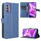 For Nokia C300 4G Diamond Texture Leather Phone Case(Blue) - 1