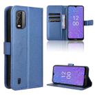 For Nokia C210 Diamond Texture Leather Phone Case(Blue) - 1