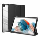 For Samsung Galaxy Tab A9+ DUX DUCIS TOBY Series Antiskid Leather Tablet Case with Sleep / Wake-up Function(Black) - 1